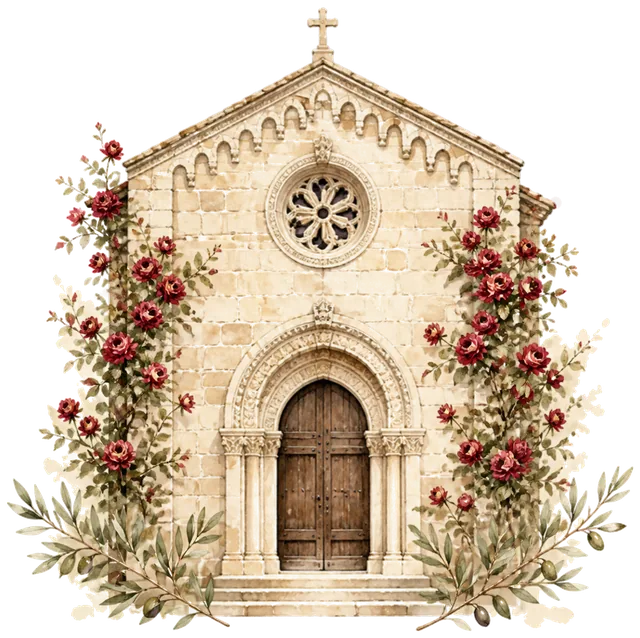 Illustrazione della chiesa